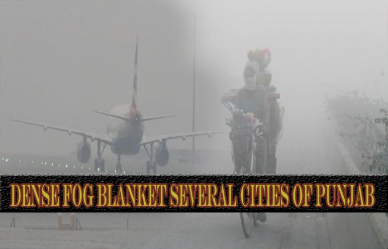 Dense fog disrupt road traffic, flights operations across Punjab
