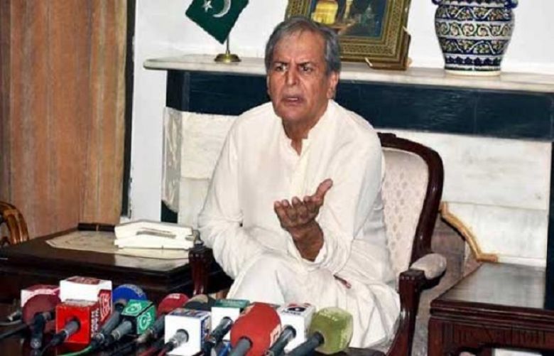 Javed Hashmi announces support for PML-N candidate in PP-196