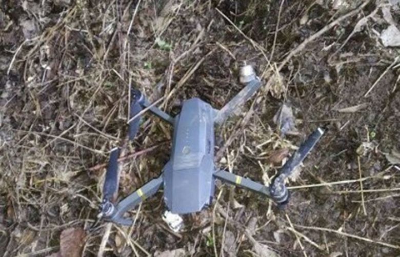 In a post shared on Twitter, the DG ISPR said the quadcopter had come 150 metres inside of Pakistan.