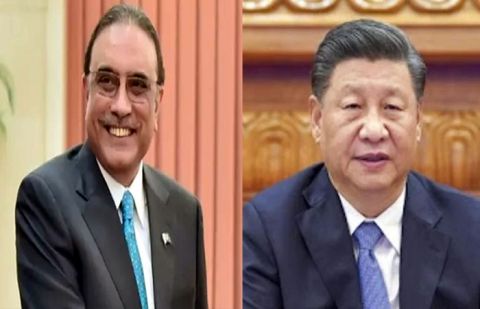 Asif Ali Zardari, Chinese President Xi Jinping