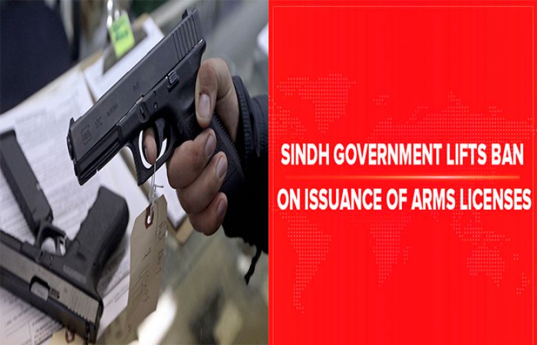 CM Sindh Lifts Ban on Issuance of Arms License