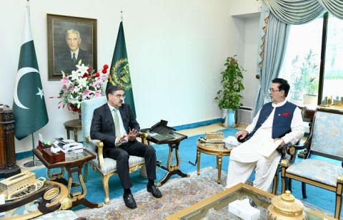 GB Governor calls on Caretaker PM Anwaar-ul-Haq Kakar