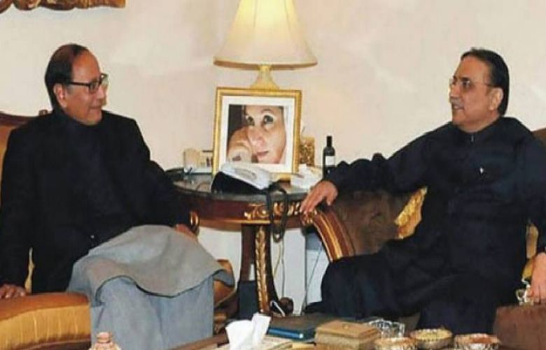 Chaudhry Shujaat meets Asif Ali Zardari