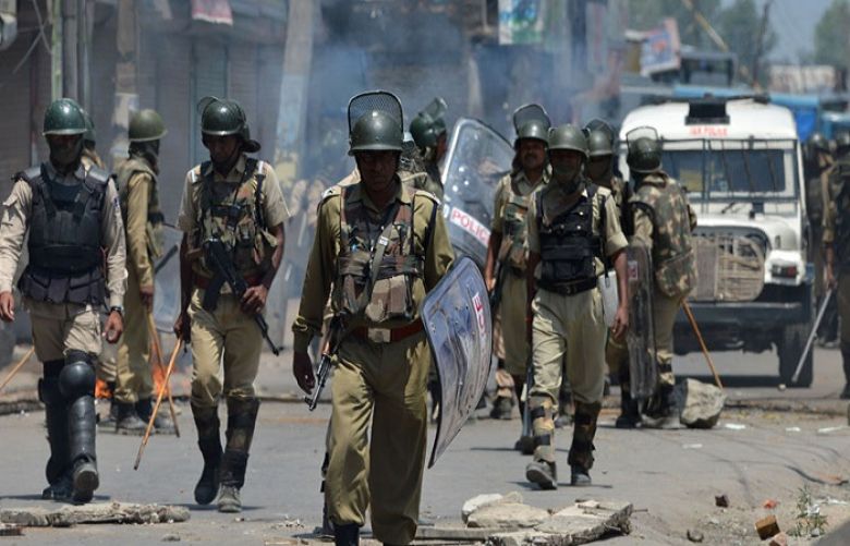 More than 10,000 Indian soldiers were deployed in occupied Kashmir