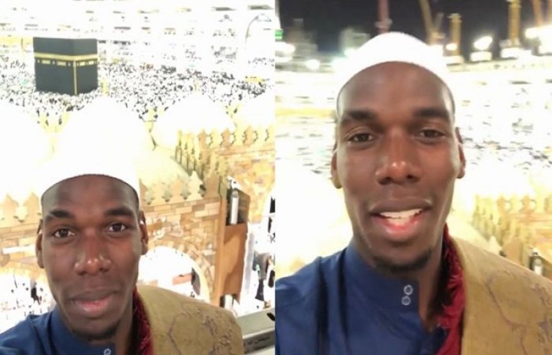 Image result for pogba performs Umrah