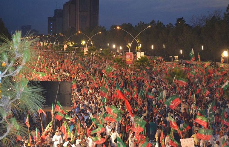 PTI  workers to display backing to PM Imran Khan at D-Chowk tomorrow