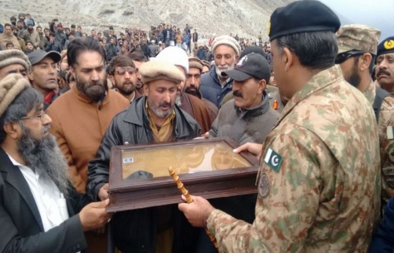Sepoy Basharat Hussain Shaheed buried