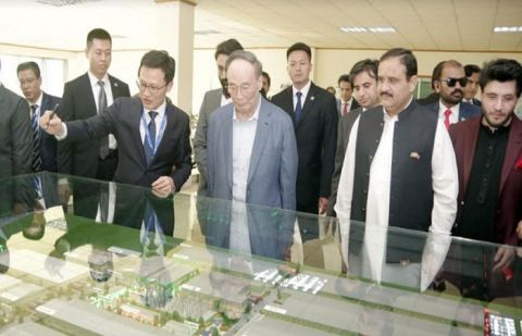 Chinese Vice President Wang visits Haier-Ruba Economic Zone near Lahore