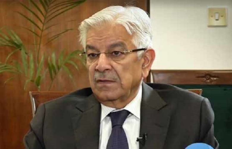 Minister for Defence Khawaja Asif