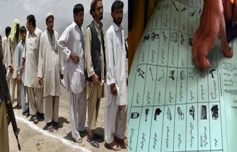 Voting of elections on erstwhile FATA underway