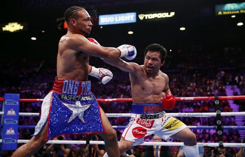Manny Pacquiao beat Keith Thurman