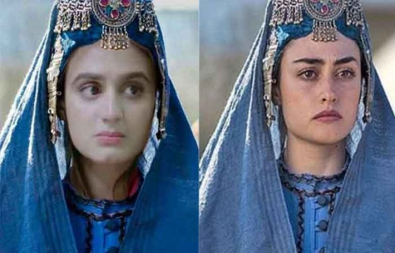 Hira Mani vs Esra Bilgic: Who looks more beautiful in Ertugrul Halime Sultan&#039;s getup