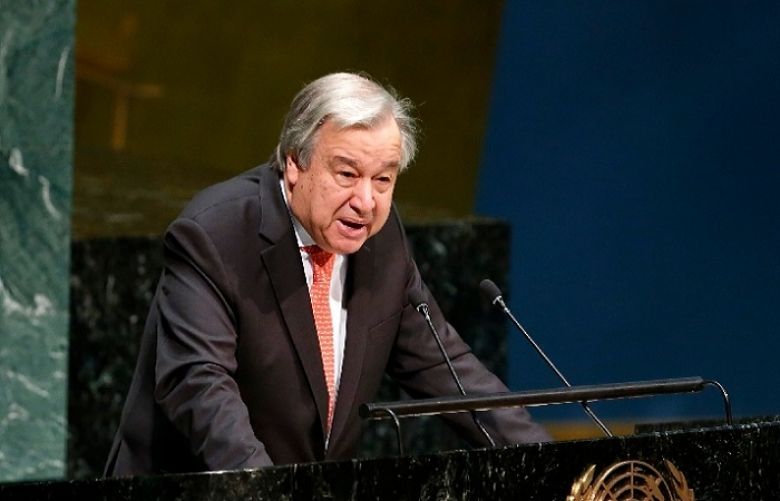 Secretary General United Nations Antonio Guterres