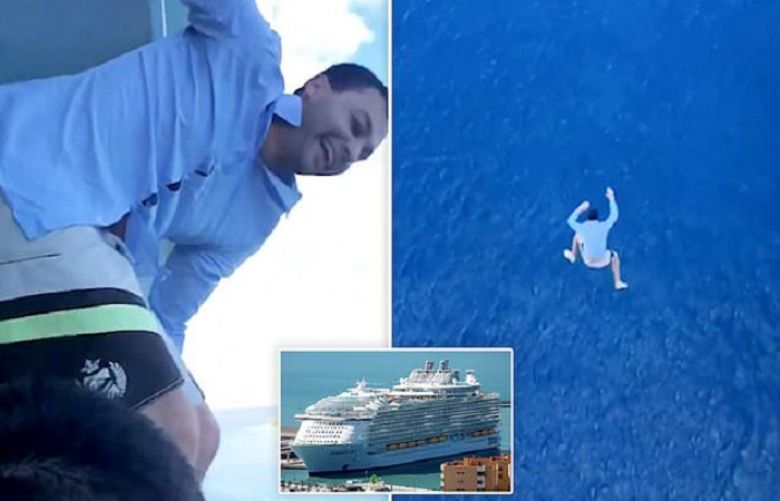 cruise ship jumped off