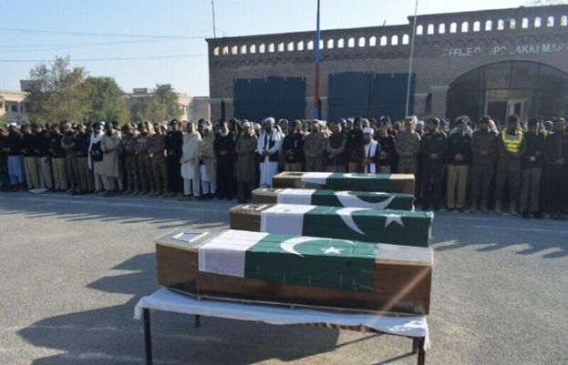 Four policemen martyred in Lakki Marwat terror attack
