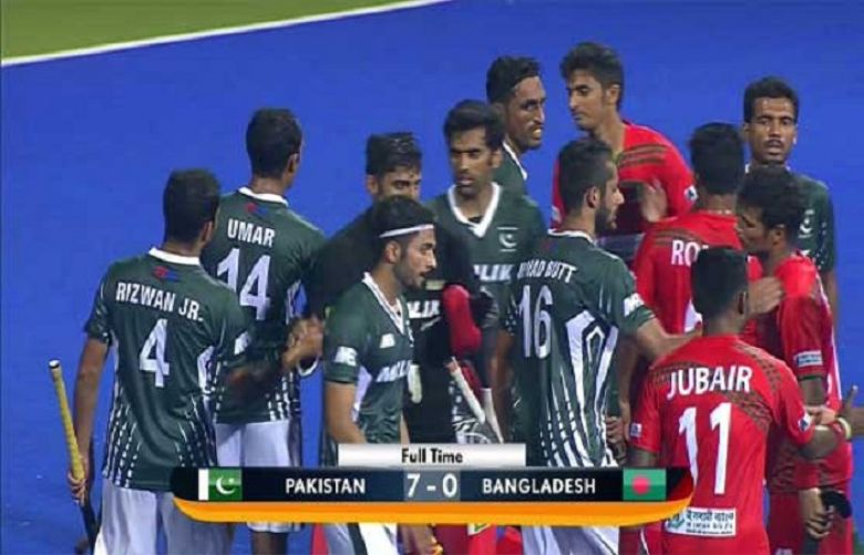 Pakistan outclass Bangladesh with incredible 7-0 win