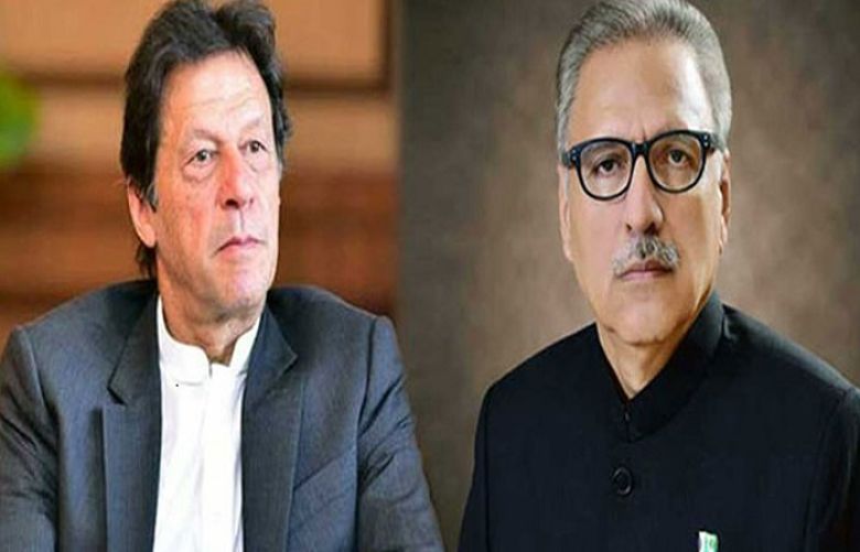 Premier Imran Khan and President Dr Arif Alvi