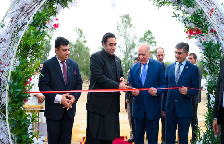 FM Bilawal lays foundation stone of new embassy in Baghdad