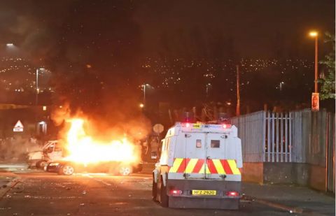Woman shot dead in Northern Ireland in 'terrorist incident'