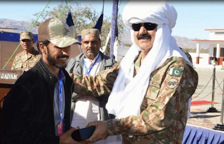 Pak Army hands over homes, shops of model village to displaced people in Mashkai