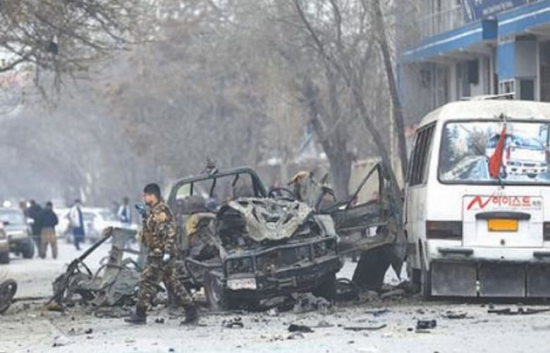 Four killed as series of explosions target police in Kabul