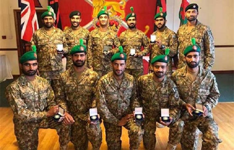 Pakistan Army team won Gold Medal in “Exercise Cambrian Patrol” held in UK in 2nd week of October.