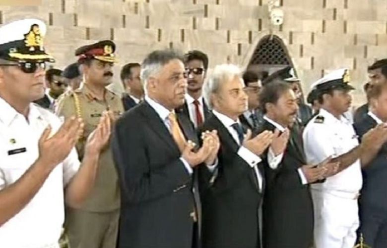 PM Mulk in Karachi on day-long visit
