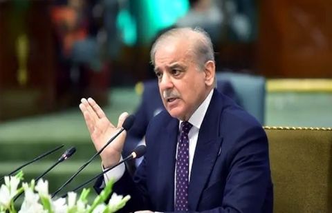 Prime Minister Muhammad Shehbaz Sharif Presiding over a meeting of the Federal Cabinet in Islamabad