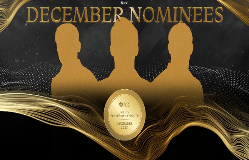 ICC Men's Player of the Month nominees for December 2023 unveiled