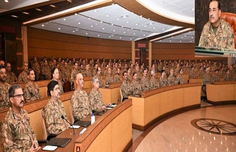 82nd Formation Commanders Conference held with Chief of Army Staff (COAS) General Syed Asim Munir in the chair at the General Headquarters in Rawalpindi on November 23, 2023.