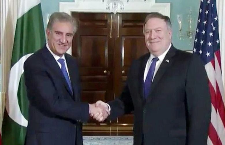 Qureshi, Pompeo discuss bilateral relations and peace and stability in region