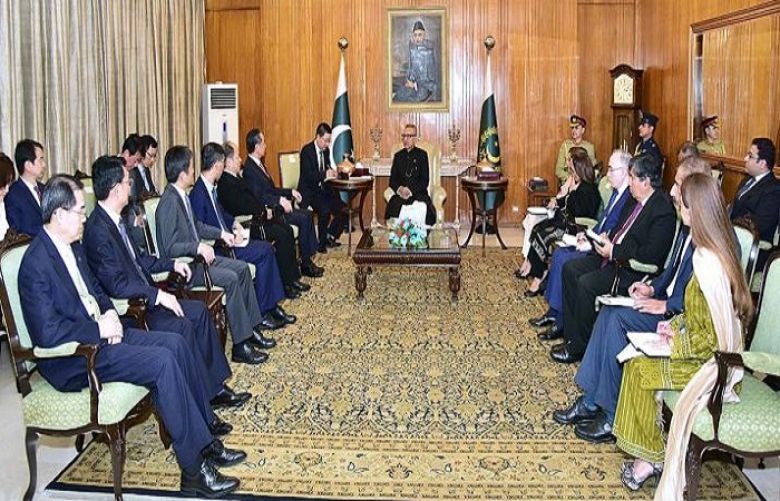 President Alvi for strengthening Pak-Chinese strategic partnership