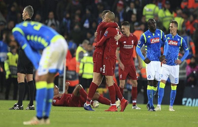 Liverpool, Spurs edge Inter Milan, Napoli to advance