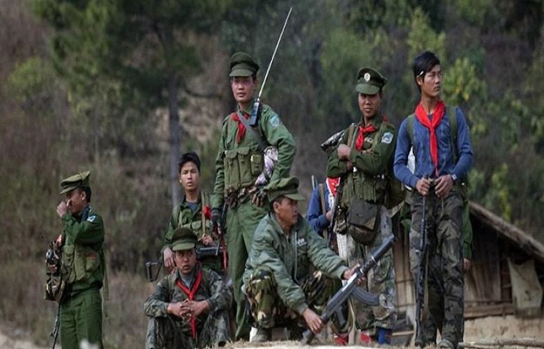 Myanmar Militär - Myanmar military accuses ethnic armed group of