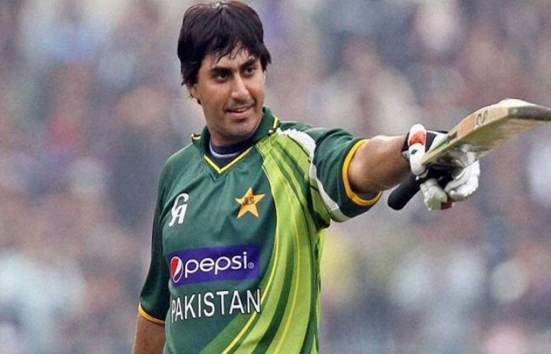 Pakistani cricketer Nasir Jamshed 