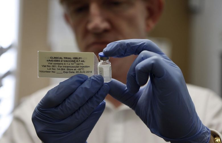 Experiment of Ebola vaccine
