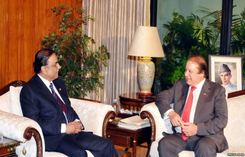 Prime Minister Nawaz Sharif and president Asif Ali Zardari