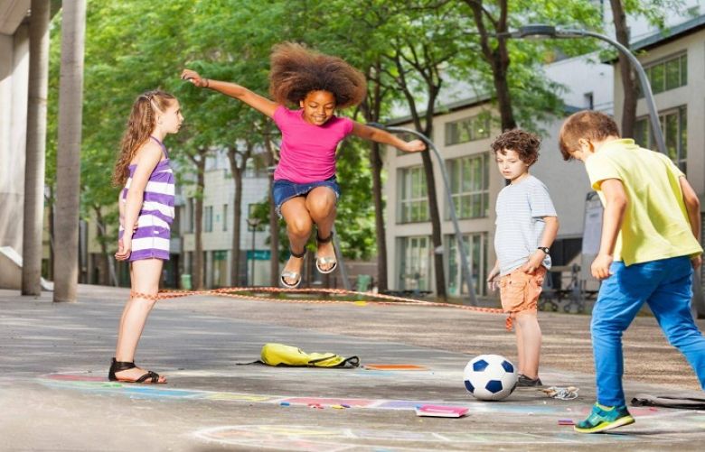 Skipping, hide and seek and tag are the playground games Britons most remember, finds study