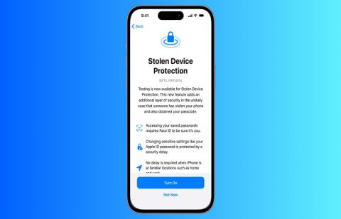 How to turn on iPhone stolen device protection