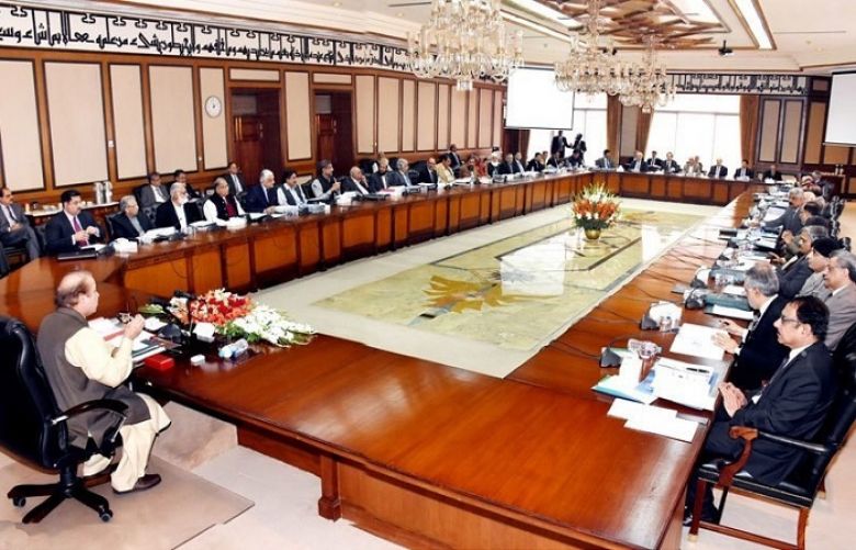 PM Nawaz chairs meeting of federal cabinet