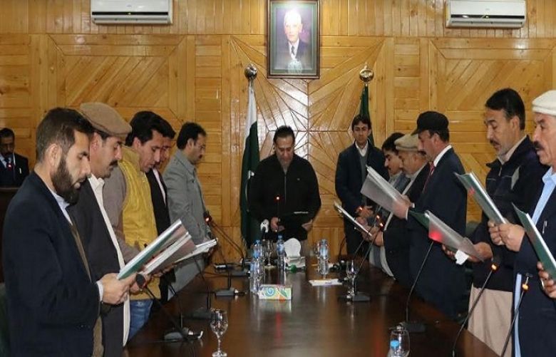 Governor GB administers oath taking ceremony of PBC United Staff