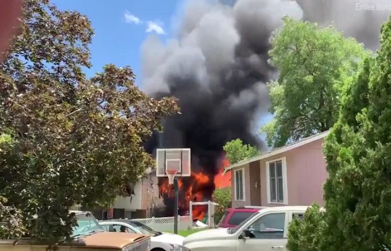 At least three people including a nine-month-old baby girl have died when a small plane crashed into a backyard in a residential Area