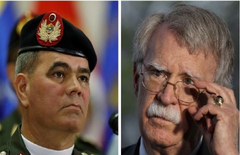  Venezuelan defense minister responds to Bolton's calls to defect
