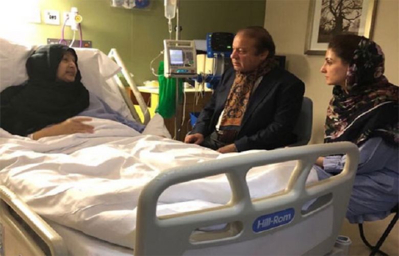 Kulsoom Nawaz’s condition deteriorates, admitted to hospital: sources