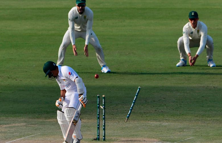 Pakistan were 308 for a loss of eight wickets at the close of play on Wednesday