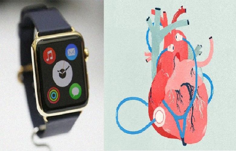The Apple Watch was able to detect irregular heart pulse rates