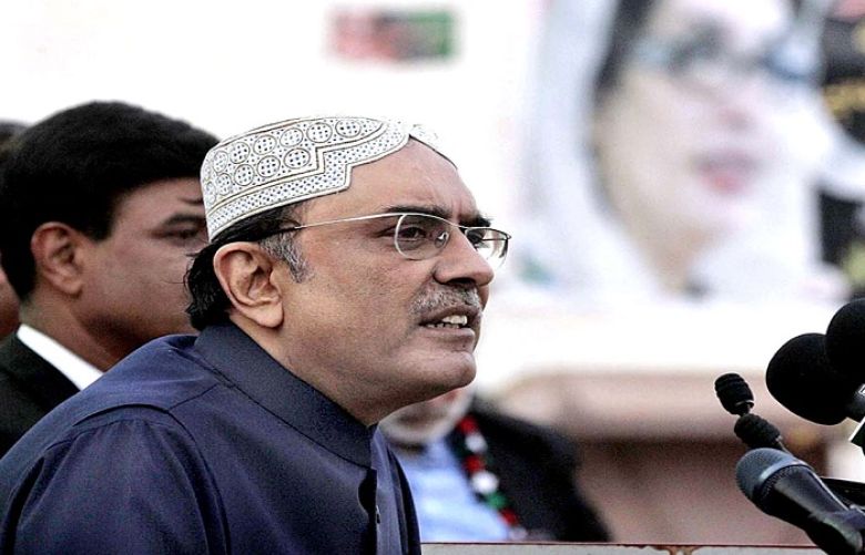 Pakistan Peoples Party co-chairman and former president Asif Ali Zardari 