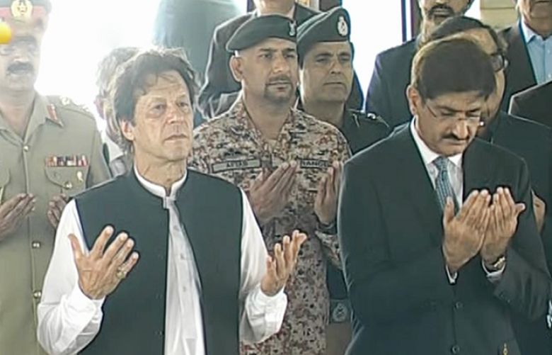 PM Imran Khan in Karachi on first official visit
