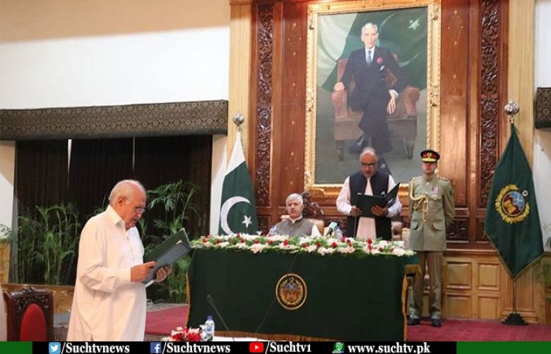 Liaquat Khattak takes oath as Provincial Minister