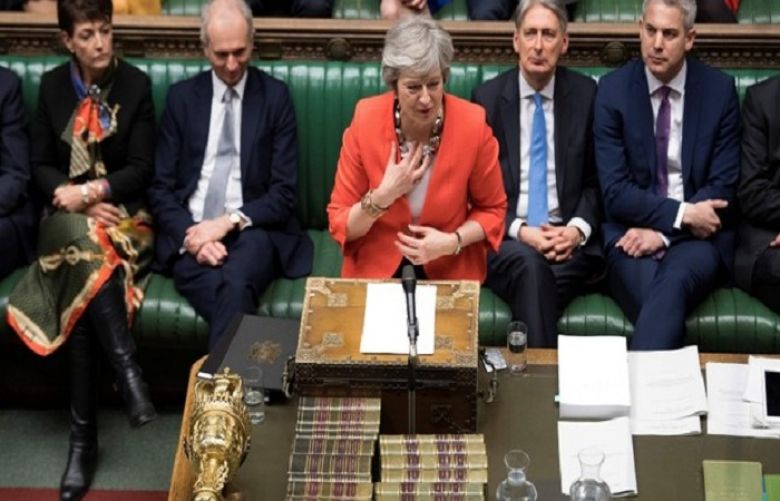 UK parliament again rejects PM May&#039;s Brexit deal and ignoring revisions